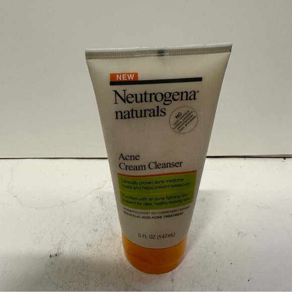 Neutrogena Naturals Acne Cream Cleanser 5 OZ EXPIRED HTF - Picture 1 of 3